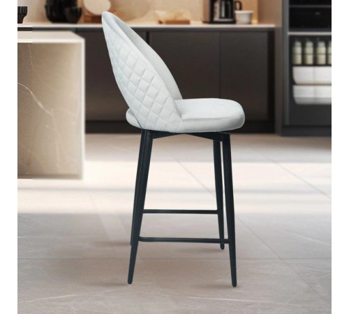 Стул Mara Фьюжн полубарный поворотный светло-серый