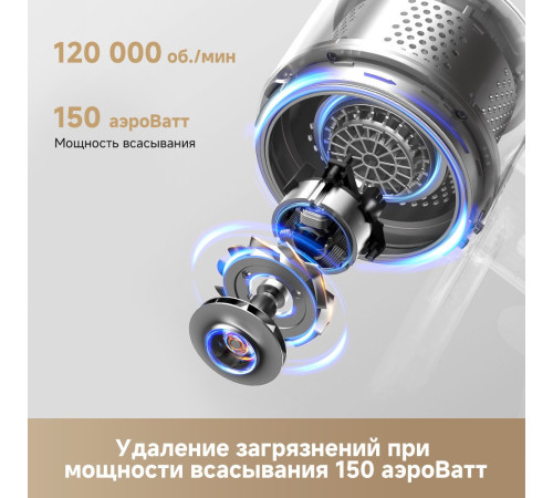 Пылесос Dreame Cordless Vacuum Cleaner R10s Pro VZV23A евровилка, черный