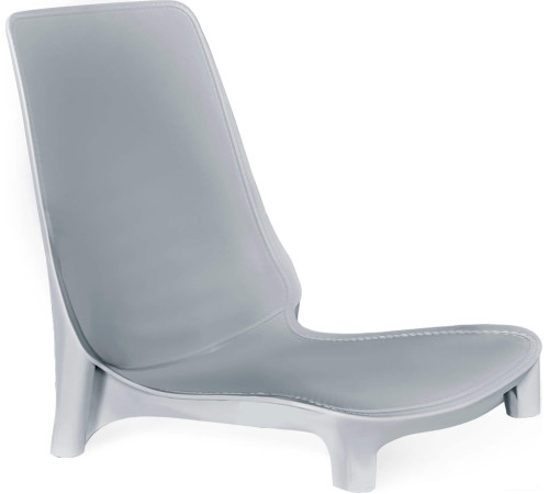 Стул Sheffilton SHT-S75 серый/хром лак