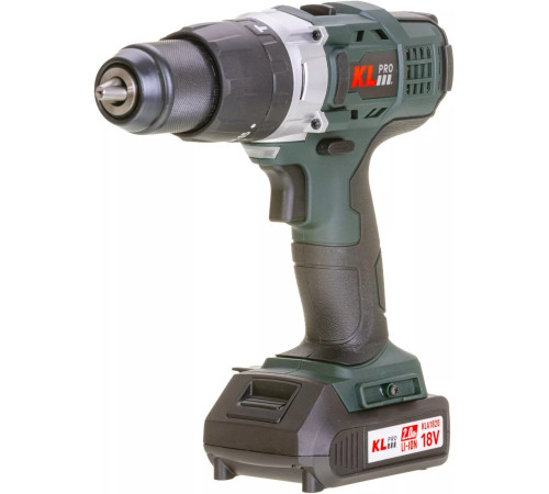 Ударная дрель-шуруповерт KLPRO KLDM18-20 с 2-мя АКБ, кейс