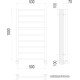 Полотенцесушитель TERMINUS Контур П9 500х1000