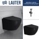 Унитаз подвесной Lauter Sulzdorf + Breez 21GN7072BM черный с микролифтом
