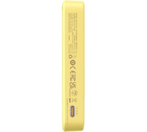 Внешний аккумулятор Baseus MagPro Magnetic Bracket Wireless Fast-Charging Power Bank 20W 5000mAh желтый