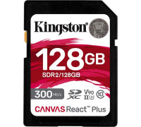 Карта памяти Kingston Canvas React Plus SDXC 128GB