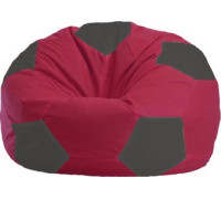Кресло-мешок Flagman Мяч Стандарт М1.1-300 бордовый/темно-серый