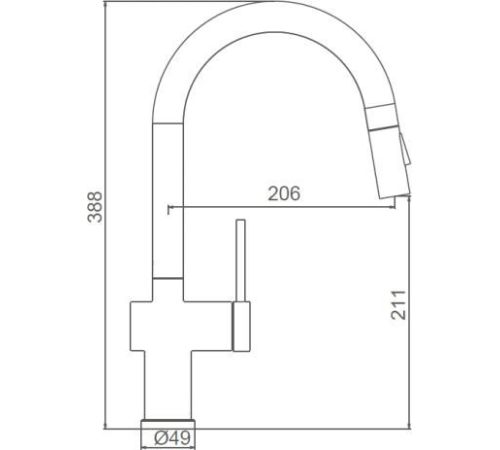 Смеситель FRAP F60807