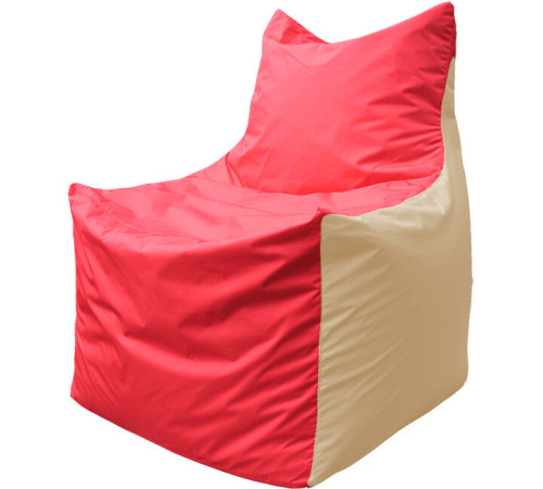Кресло-мешок Flagman Фокс Ф2.1-174 красный/бежевый