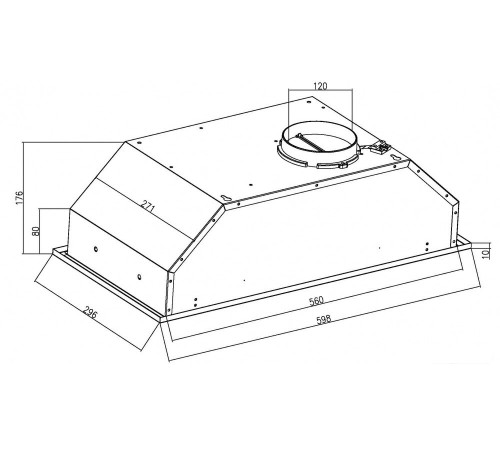 Кухонная вытяжка Schtoff Elemento 60 черный