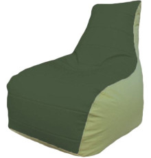 Кресло-мешок Flagman Бумеранг Б1.3-13 зеленый/оливковый