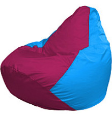 Кресло-мешок Flagman Груша Мега XXXL Г3.1-385 фуксия/голубой