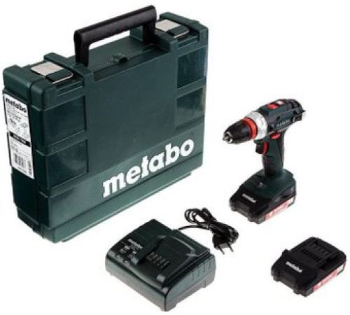 Дрель-шуруповерт Metabo BS 18 Quick 602217500 с 2-мя АКБ, кейс