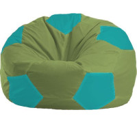 Кресло-мешок Flagman Мяч Стандарт М1.1-230 оливковый/бирюзовый