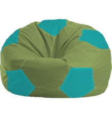 Кресло-мешок Flagman Мяч Стандарт М1.1-230 оливковый/бирюзовый