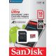 Карта памяти SanDisk Ultra SDSQUAR-016G-GN6MA microSDHC 16GB с адаптером