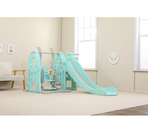 Игровой комплекс Perfetto Sport Замок PS-047-M бирюзовый