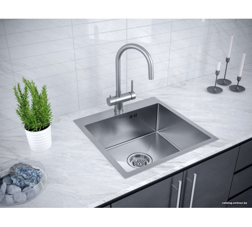 Кухонная мойка Paulmark Kroner 59 PM215951-BS