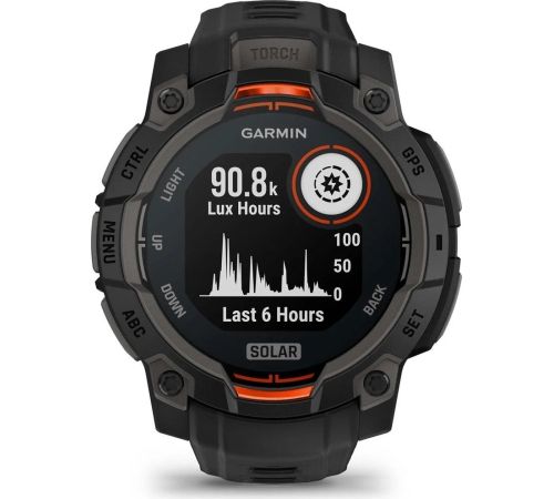 Умные часы Garmin Instinct 3 Solar 45 мм черный