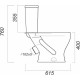 Унитаз Sanita Эталон Эконом ETLSACC01090113