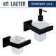 Набор аксессуаров для ванной Lauter 21SH71062 + 21SH71092 Matt Black, 2 предметов