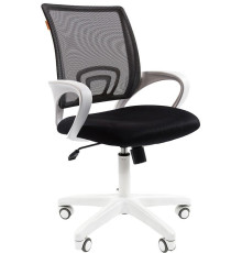 Кресло CHAIRMAN 696 white черный