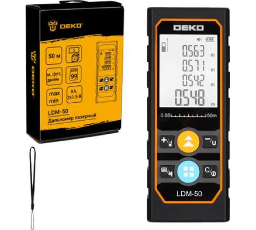 Лазерный дальномер Deko LDM-50