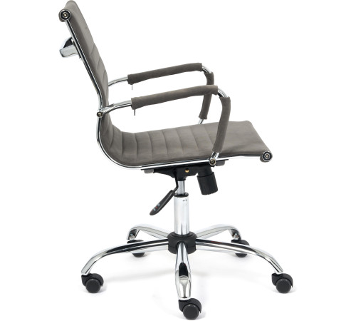 Кресло TetChair Urban-Low флок, серый