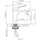Смеситель AV Engineering AVWIN1-BL165-110