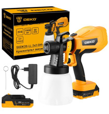 Краскораспылитель Deko SGDK20-Li 086-1020 с 2-мя АКБ