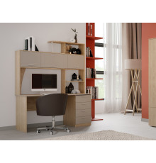 Стол Мебельград СК-11 дуб натуральный/светлый капучино