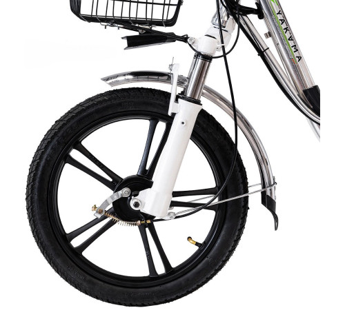 Электровелосипед Yakama S1 серебристый