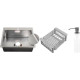 Кухонная мойка Schtoff Best Decor Silver 6050 + коландер KR-1 GREY + дозатор SD-1 GREY