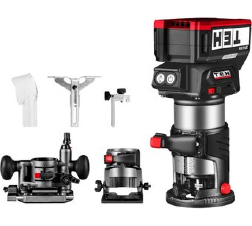 Кромочно-петельный фрезер TEH LT607-1B с 1-им АКБ, сумка
