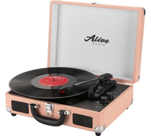 Виниловый проигрыватель Alive Audio Glam Blush