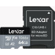 Карта памяти Lexar microSDXC LMS1066064G-BNANG 64GB с адаптером