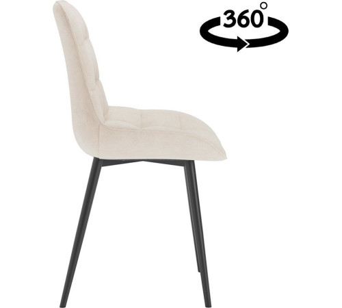 Стул Табурет Румба поворотный бренди 03/черный каркас