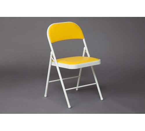 Стул TetChair Folder желтый/белый