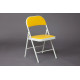 Стул TetChair Folder желтый/белый