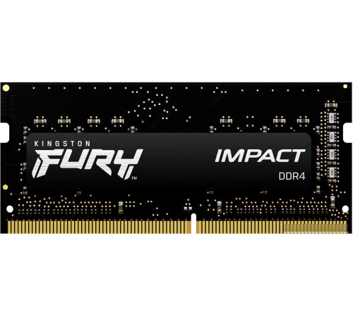 Оперативная память Kingston FURY Impact 2x8GB DDR4 SODIMM PC4-25600 KF432S20IBK2/16