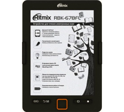 Электронная книга Ritmix RBK-678FL