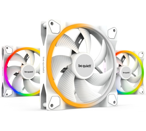 Комплект вентиляторов для корпуса с контроллером be quiet! Light Wings White 140mm PWM Triple-Pack BL102
