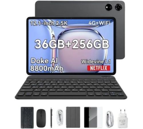 Планшет Blackview Mega 3 LTE 12GB/256GB серый, с аксессуарами