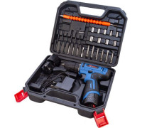 Дрель-шуруповерт Edon CF-1201 с 2-мя АКБ, кейс, набор оснастки