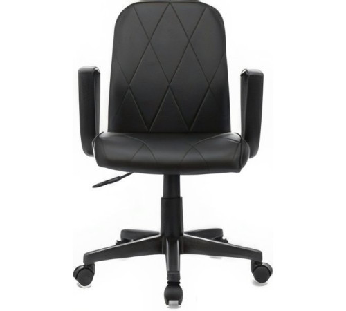 Кресло Бюрократ CH-327 черный экокожа