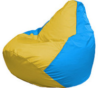 Кресло-мешок Flagman Груша Супер Мега 4XL Г5.1-263 желтый/голубой