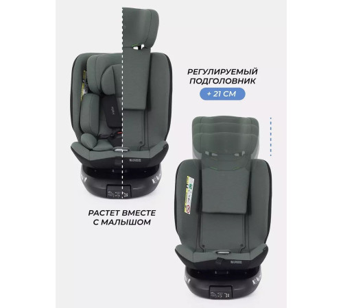 Детское автокресло Rant Helix Isofix AY819 зеленый