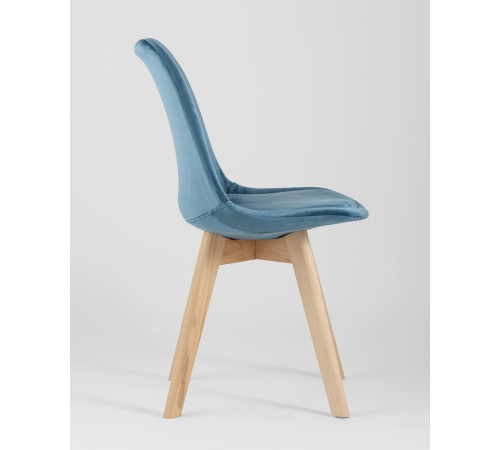 Стул Stool Group Frankfurt велюр синий