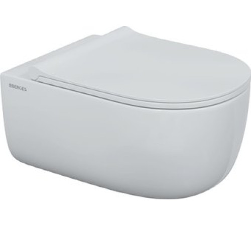 Унитаз подвесной Berges Wasserhaus Ego XL 54 с сиденьем Slim SO