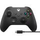 Геймпад Microsoft Xbox + USB-C кабель черный