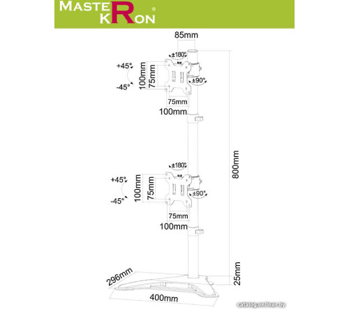 Подставка для монитора MasterKron LZT18-T02