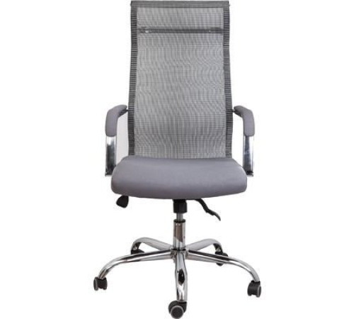 Офисное кресло AksHome Grid B ткань/сетка, серый